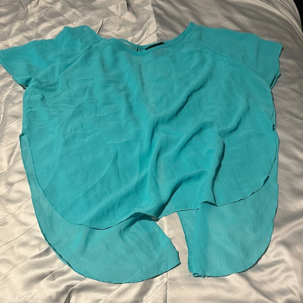 Body Central Turquoise Blouse